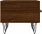 vidaXL - Tv-meubel - 150x36x30 - cm - bewerkt - hout - bruin - eikenkleur