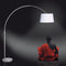 Steinhauer Sparkled Light 7268ST - Vloerlamp - Uitschuifbaar en kantelbaar - Zilver