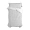 Happy Friday Duvet cover set 2 pieces Vichy grey 155x220 cm (Single) Grey
