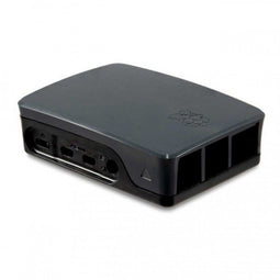Raspberry Pi - 4B Case - Hoogwaardige ABS-constructie - Zwart/Grijs