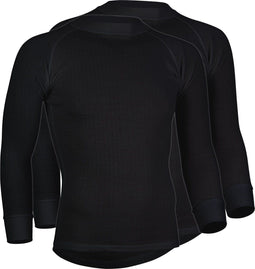 Avento Thermoshirt Lange Mouw - Heren - Aansluitend - Zwart