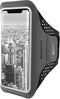 Mobiparts Comfort Fit - Sport Armband - Ademend materiaal en sleutelvak - Zwart
