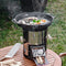 Petromax fp35h-t, skillet, 35 cm, pan met handgrepen, gietijzer, zwart