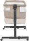 Kinderkraft NESTE UP 2 - Co-sleeper - Hoogte verstelbaar - Inclusief matras - Beige