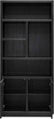 Richmond Interiors Boekenkast Oakura 2-deuren (Black)