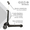 EEEZI Scooter Eezi - Step - Opvouwbaar LED-Lichten - Zwart (2 stuks)