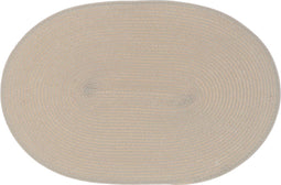 D- Unique Living - Placemat Daisy - Ovaal - Rotan - Beige - 45x30cm