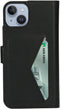 Mobiparts Classic Wallet Case - Flip cover - Ruimte voor pasjes - Zwart (iPhone 14)