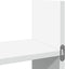 vidaXL - Wandkast - 100x18x40 - cm - bewerkt - hout - wit