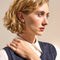 Skagen AGNETHE PEARL - Oorbellen - Zoetwaterparel goudkleurig