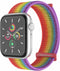 imoshion Nylon⁺ bandje - Geschikt voor Apple Watch 1, 2, 3, 4, 5, 6, 7, 8, 9, 10, SE, Ultra (2) - 44/45/46/49 mm - Rainbow - One Size