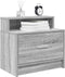 vidaXL - Nachtkastjes - 2 - st - met - lade - 51x31x47 - cm - grijs - sonoma - eikenkleur