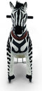 MY PONY, rijdend speelgoed zebra van ROLLZONE ®, 3 - 6 jaar (MP2001-S)