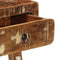 vidaXL - Wandtafel - 90x32x75 - cm - massief - gerecycled - hout