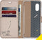 Accezz Samsung Galaxy Xcover Pro - Wallet Softcase Bookcase - 3 pashouders - goud
