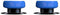Steelseries 1020-PS5 - Game-accessoire - Thumb grip cap - Blauw Wit Zwart