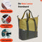 New Looxs ® Oslo Kota - Enkele Fietstas - 24L met Rits en Haken - Olive-Yellow