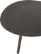 J-Line salontafel Druppel - aluminium/ijzer - zwart - small
