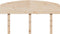 vidaXL - Hoofdbord - 160 - cm - massief - grenenhout