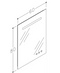 Kame Match Slimme Badkamerspiegel - 60 cm - Mat Grijs - Met LED Verlichting, Bluetooth Speakers &