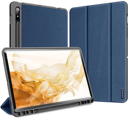 Dux Ducis - Samsung Galaxy Tab S8 - Domo Book Case - Donker Blauw