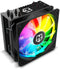 Nox Hummer H-224 - CPU Koeler - 4 Heatpipes - 120mm Fan - 156mm Hoogte