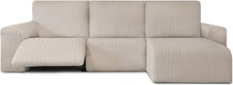 Hoes voor chaise longue met korte armleuning rechts Eysa JAZ Beige 120 x 120 x 360 cm
