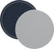 Creative Tops - Onderzetters Kunstleer 10 cm Grijs Marineblauw (4 stuks)