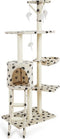 Lifa Living Pootjes - Krabpaal - 42x60x138,5 cm - creme/zwart