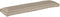vidaXL - Ligbedkussens - voor - Bank - 2 - stuks - Taupe - 150x40x8 - cm - Oxford - Stof