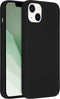 Accezz Liquid Silicone Backcover - iPhone 14 Plus - Schokabsorberend - Zwart