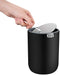 EKO Fandy - Tafelprullenbak 2,2 Liter - Automatisch swingdeksel - Zwart