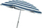 Benson Strandparasol - Ø 160 cm - aluminium frame - wit/blauw print