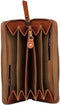 BURKELY Vintage Charly - Ritsportemonnee - 7 vakken - Cognac