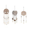 Decoratieve figuren Home ESPRIT Bruin Boomstructuur Hart Zon 20 x 20 x 61 cm (3 Stuks)