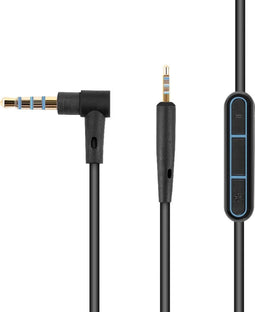 Audio Kabel 1.4 Meter - Geschikt voor Bose QuietComfort 35 / 35II / 25 / QC25 / QC35 II / QC35 / On-Ear 2 / OE2 / OE2i / SoundTrue - Aux met Microfoon - 2.5 mm naar 3.5 mm