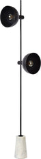 Atmooz - Vloerlamp Igor - E27 - zwart - Staande Lamp - Stalamp - Woonkamer - Hoogte 170cm - Metaal