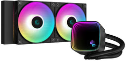 DeepCool LS520 SE - All-in-One Processor Koeler - 240mm Radiator 2x 120mm Ventilatoren - Zwart