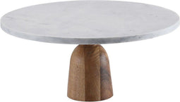 Marmeren taart plateau cake stand 100% natuurlijke marmer - Ø 20 cm