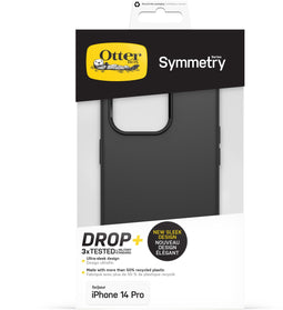 Otterbox iPhone 14 Pro - Soft case - Schokbestendig 3x getest volgens militaire standaard - Zwart