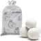 EcoSavers Droogballen Wol voor wasdroger set van 6 stuks Drogerballen doorsnede 7cm in katoenen bewaartasje