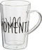 J-Line tas Dolce Momento - glas - transparant/zwart
