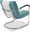 Bel Air Retro Loungestoel LC-01 Blauw