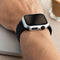 imoshion Screenprotector - Geschikt voor Apple Watch Series 4 / 5 / 6 / SE - 44mm - Full Cover Hard Case / Beschermend Hoesje - Zilver