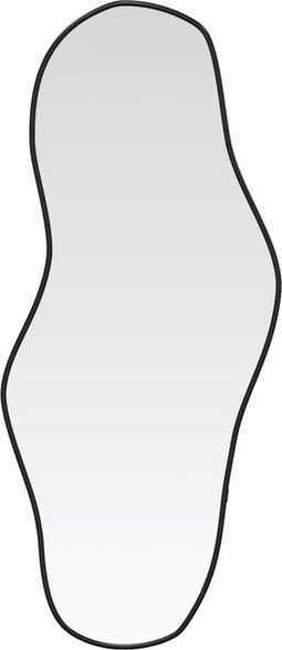 vidaXL - Wandspiegel - 90x40 - cm - zwart