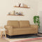 vidaXL - Tweezitsbank - 140 - cm - stof - bruin