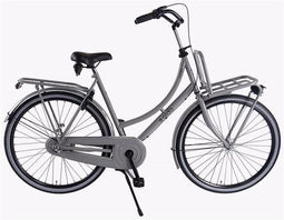Aldo 28 inch omafiets cargo 50cm 3v nardo grey + a-drager