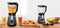 Bosch MMB6172S - VitaPower Blender - 1.200W - 1,5L ThermoSafe kan - 2-in-1 Pusher en Spatel