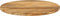 vidaXL - Tafelblad - rond - Ø - 90x3,8 - cm - massief - ruw - mangohout