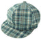 Dames Cap Grijs Licht blauw en creme (Duck egg and Cream) - one size - Harris Tweed - Glen Appin of Scotland